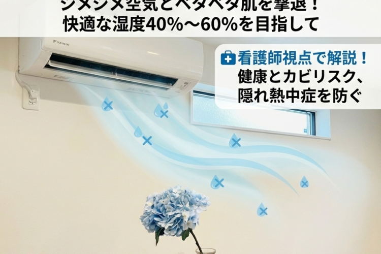 【梅雨の​​空調術】ジメジメ不快な6月！電気代を賢く考える「除湿（ドライ）」の正しい使い方
